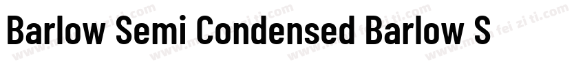 Barlow Semi Condensed Barlow Semi C字体转换